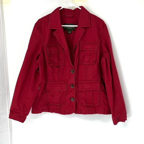 Eddie Bauer women’s XXL utility coat red - Picture 1 of 6